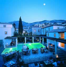 the pool